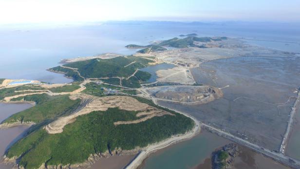 舟山市岱山县大小鱼山促淤围涂工程施工监测.jpg